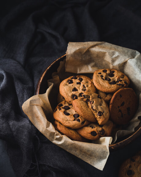 bowl of cookies