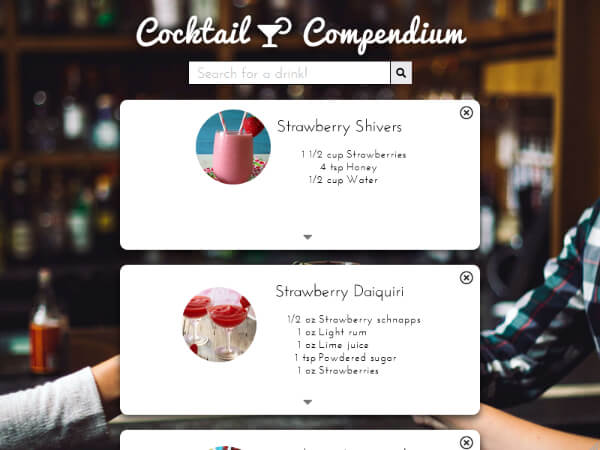 Cocktail Compendium screenshot